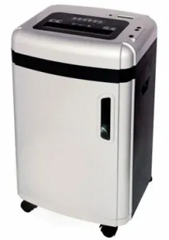 Шредер Office Kit S230 2x15 секр.P-5 фрагменты 17лист. 35лтр. скрепки скобы пл.карты CD - фото 2