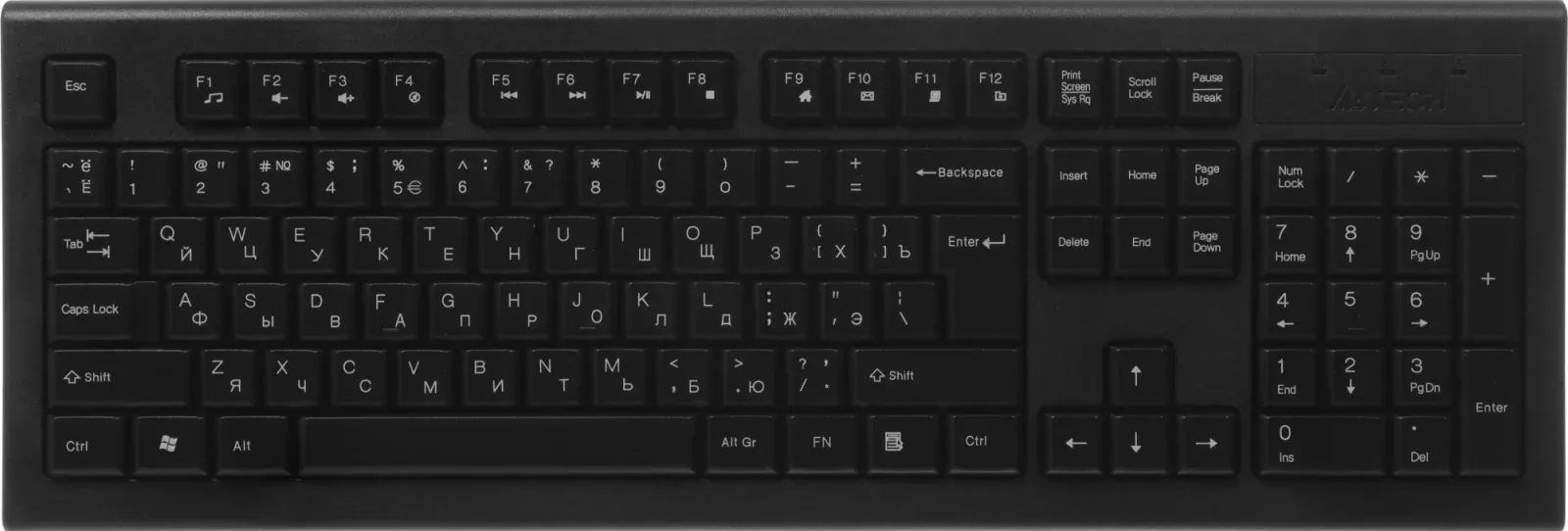 Клавиатура + мышь A4Tech 7100N клав:черный мышь:черный USB беспроводная - фото 7