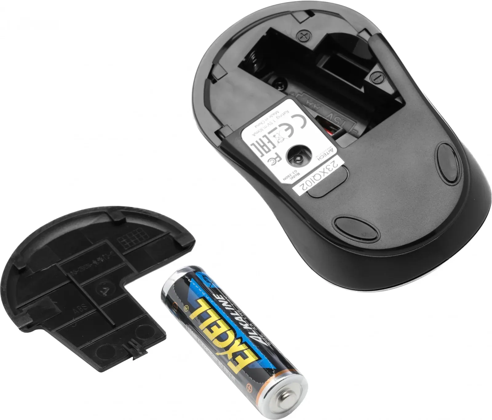 Мышь A4Tech G3-280N серый оптическая 1200dpi беспров. USB для ноутбука 3but - фото 5