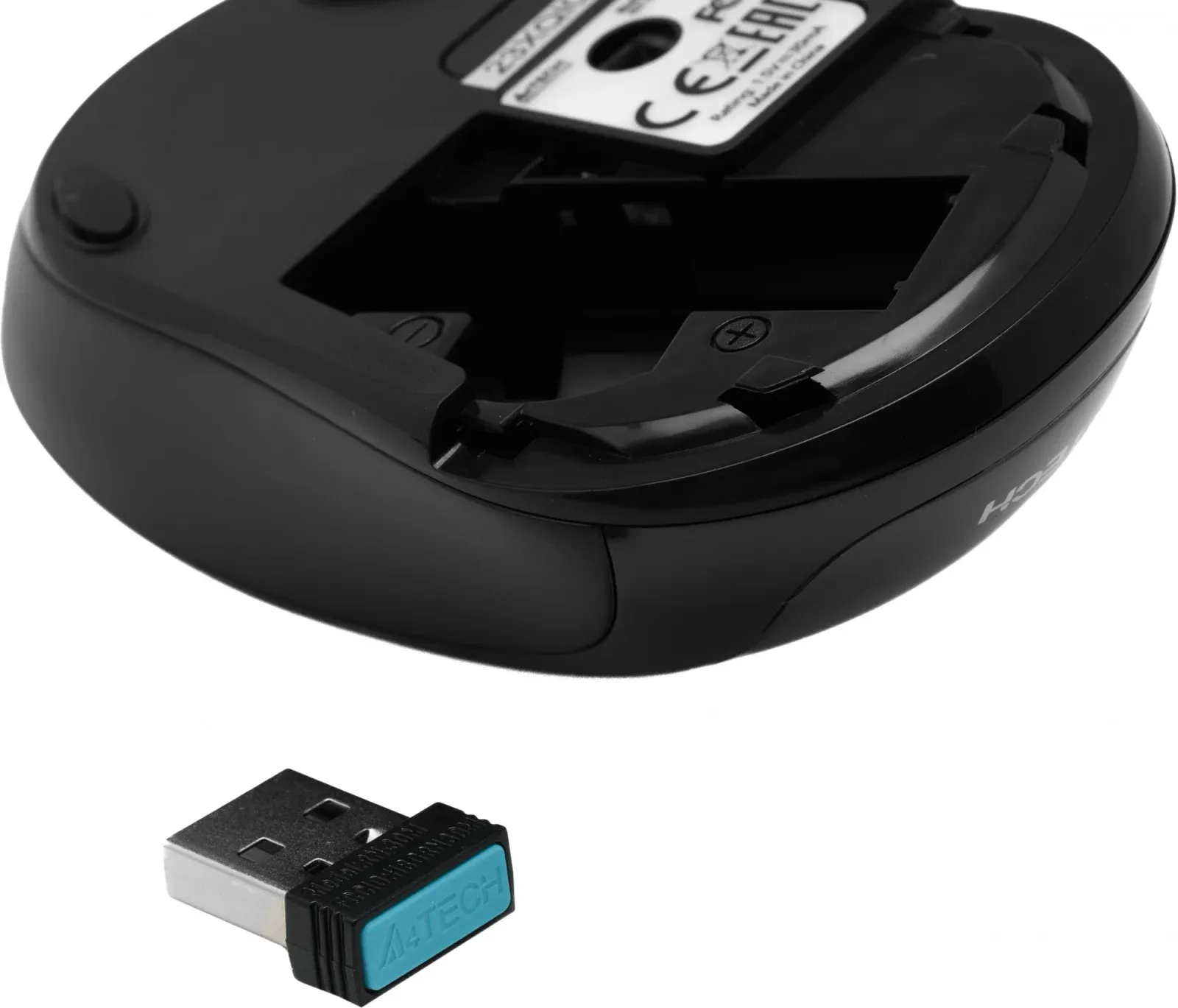 Мышь A4Tech G3-280N серый оптическая 1200dpi беспров. USB для ноутбука 3but - фото 6