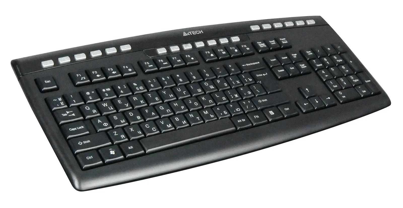 Клавиатура + мышь A4Tech 9200F клав:черный мышь:черный USB беспроводная Multimedia - фото 3