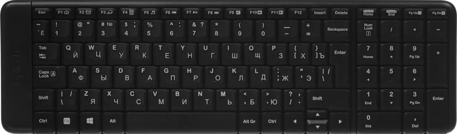 Клавиатура + мышь Logitech MK220 клав:черный мышь:черный USB беспроводная 920-003169 - фото 6