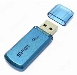Флеш Диск Silicon Power 16Gb Helios 101 SP016GBUF2101V1B USB2.0 синий, 16 ГБ - фото 5
