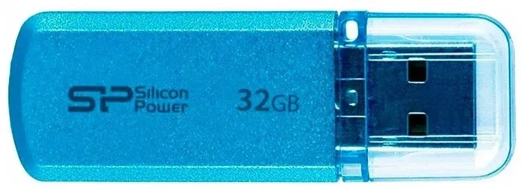 Флеш Диск Silicon Power 32Gb Helios 101 SP032GBUF2101V1B USB2.0 синий, 32 ГБ - фото 6