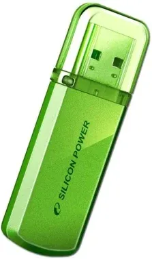 Флеш Диск Silicon Power 32Gb Helios 101 SP032GBUF2101V1N USB2.0 зеленый, 32 ГБ - фото 6