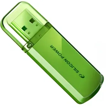 Флеш Диск Silicon Power 32Gb Helios 101 SP032GBUF2101V1N USB2.0 зеленый, 32 ГБ - фото 7