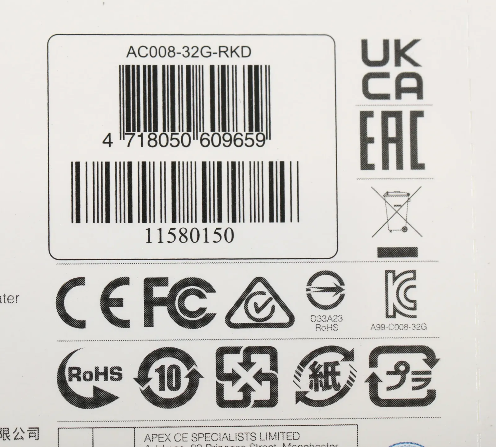 Флеш Диск A-Data 32Gb Classic C008 AC008-32G-RKD USB2.0 красный/черный, 32 ГБ - фото 5