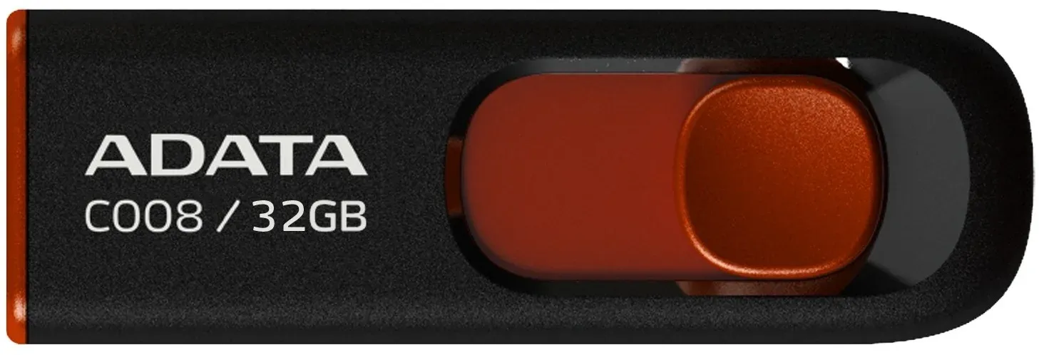 Флеш Диск A-Data 32Gb Classic C008 AC008-32G-RKD USB2.0 красный/черный, 32 ГБ - фото 7