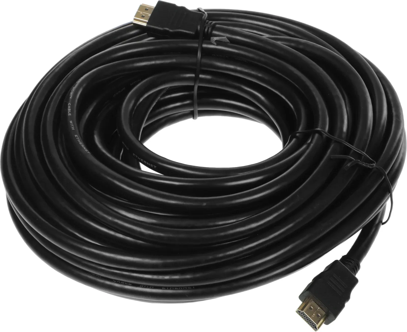 Кабель аудио-видео HDMI m/HDMI m 15м. черный - фото 1