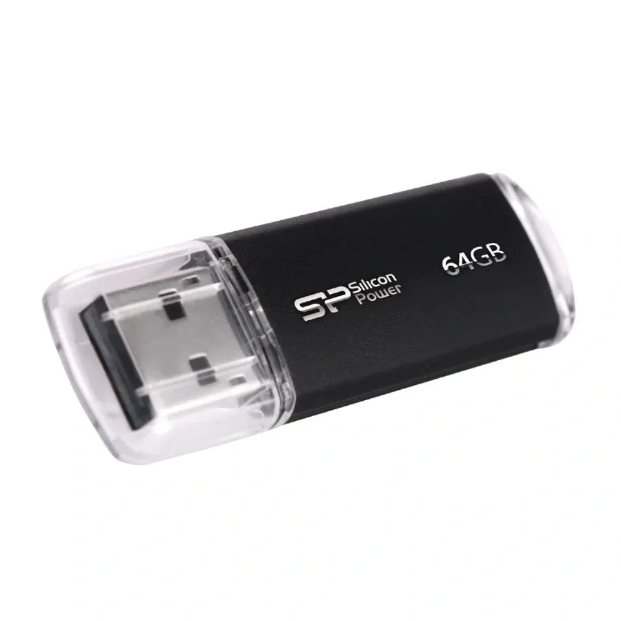 Флеш Диск Silicon Power 64Gb Ultima II-I Series SP064GBUF2M01V1K USB2.0 черный, 64 ГБ - фото 1
