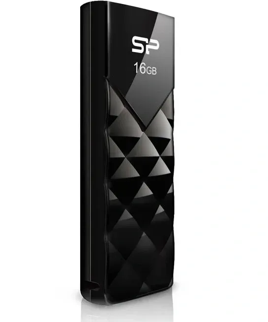 Флеш Диск Silicon Power 16Gb Ultima U03 SP016GBUF2U03V1K USB2.0 черный, 16 ГБ - фото 2