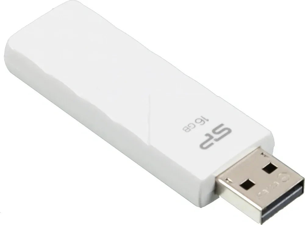 Флеш Диск Silicon Power 16Gb Ultima U03 SP016GBUF2U03V1W USB2.0 белый, 16 ГБ - фото 3