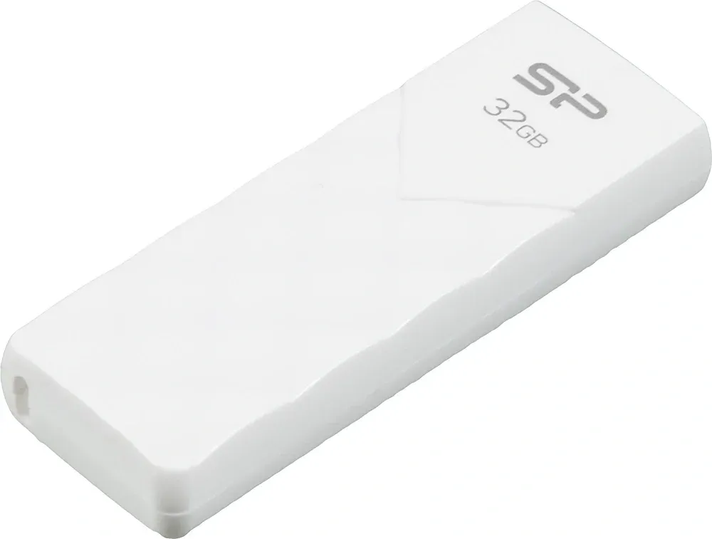 Флеш Диск Silicon Power 32Gb Ultima U03 SP032GBUF2U03V1W USB2.0 белый, 32 ГБ - фото 1