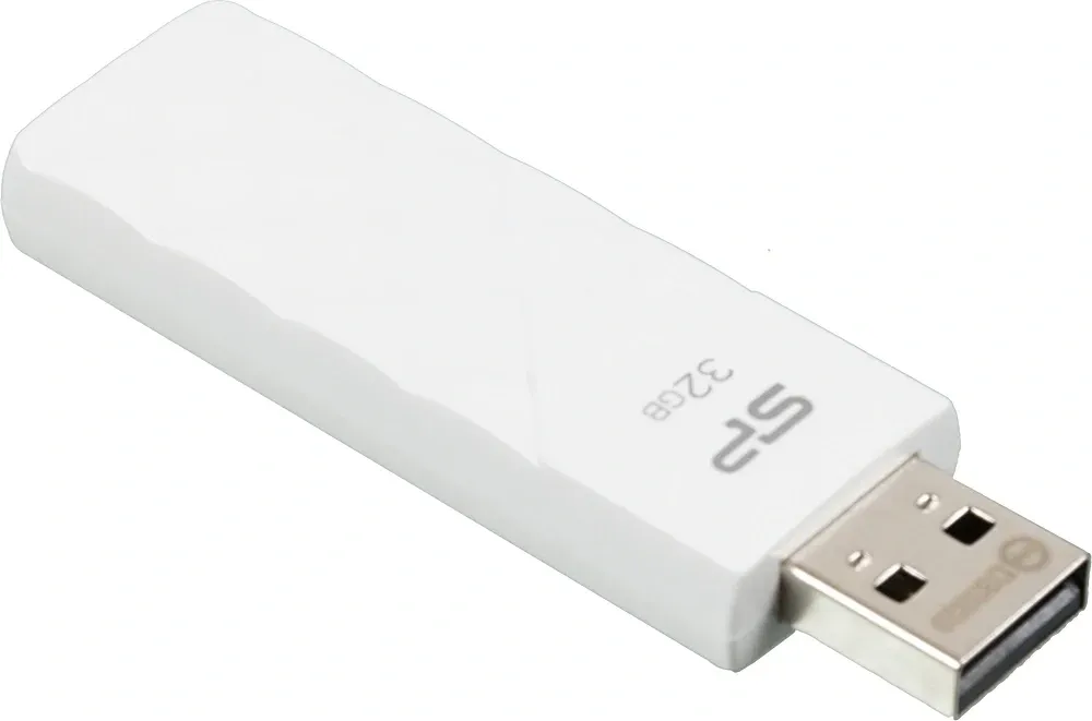 Флеш Диск Silicon Power 32Gb Ultima U03 SP032GBUF2U03V1W USB2.0 белый, 32 ГБ - фото 3