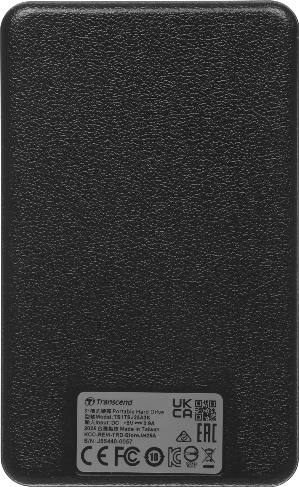 USB TRANSCEND TS1TSJ25A3K черный - фото 3