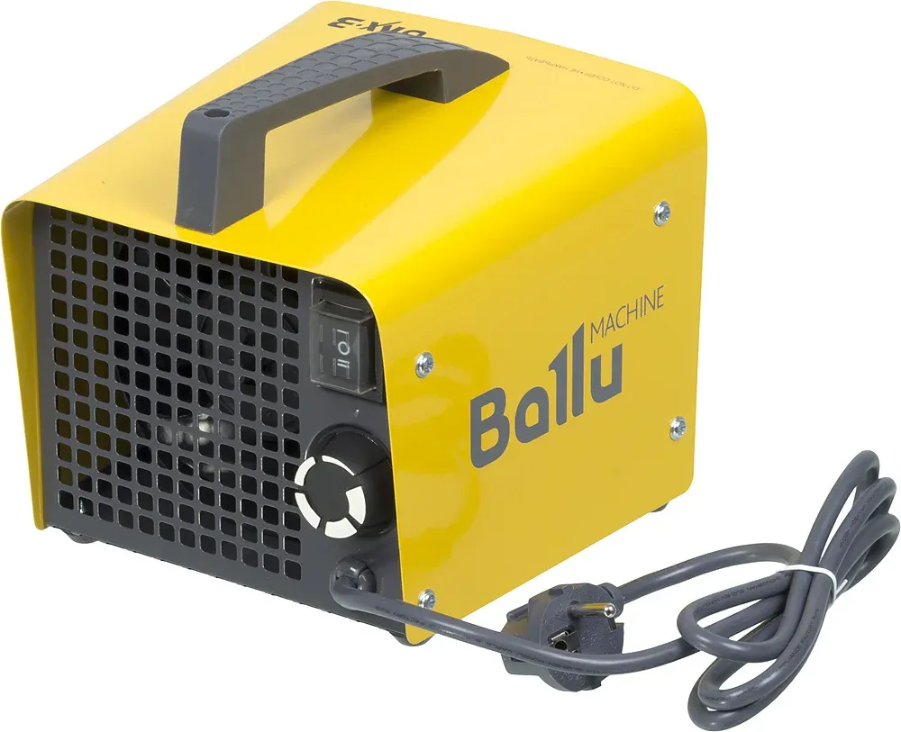 Тепловая пушка электрическая Ballu BKX-3 2000Вт желтый/черный - фото 2