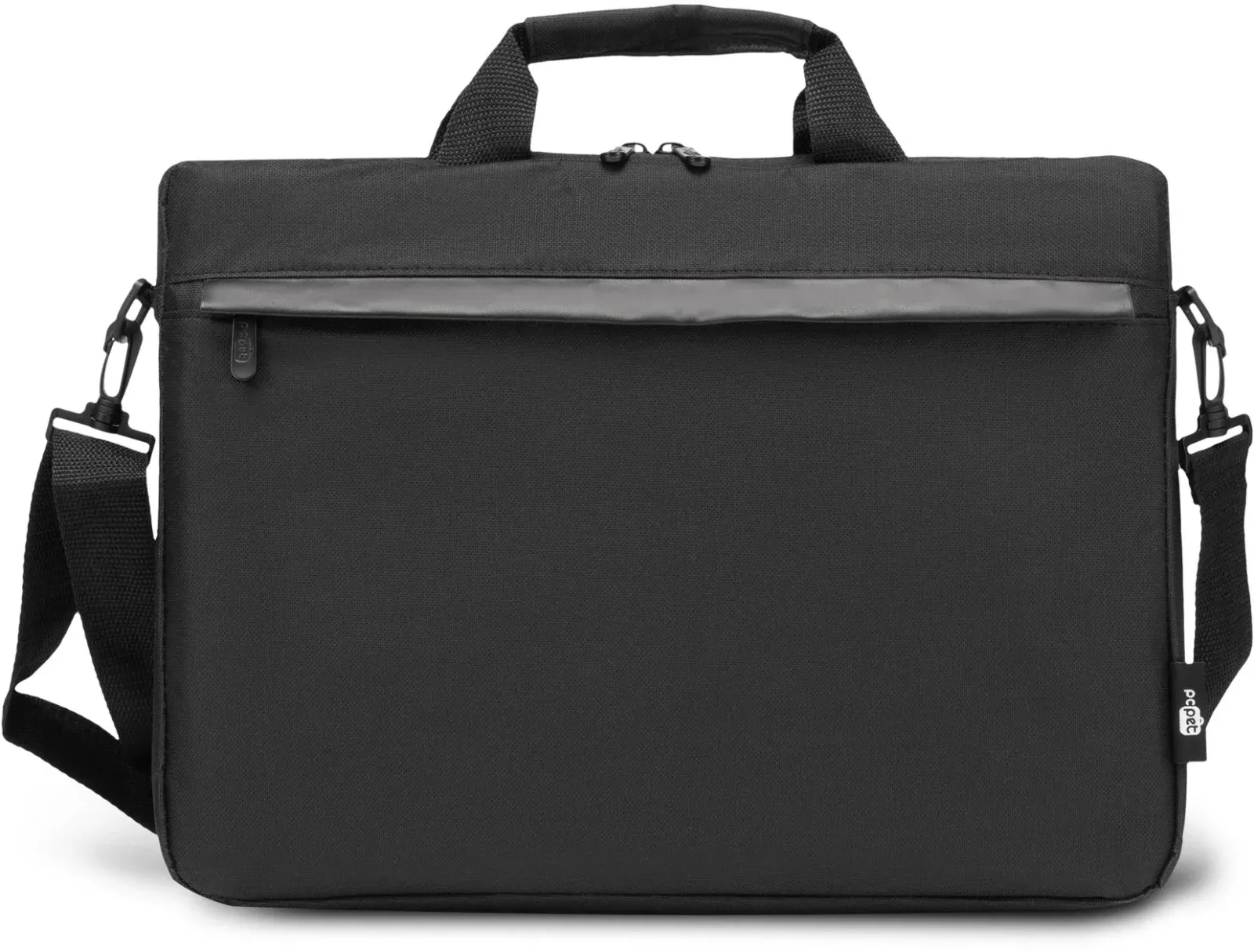 Сумка для ноутбука 15.6 PC Pet HQ Classic черный полиэстер PCP-1002BK - фото 1
