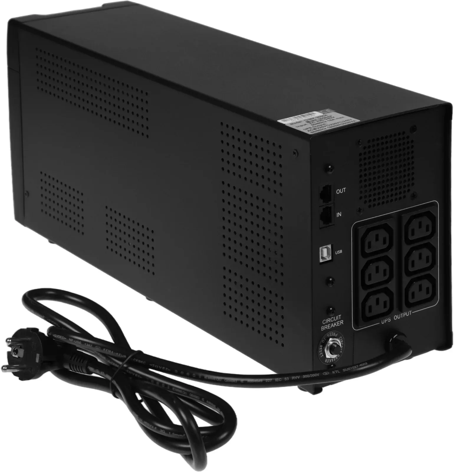 Источник бесперебойного питания Powercom Imperial IMP-3000AP 1800Вт 3000ВА черный - фото 3