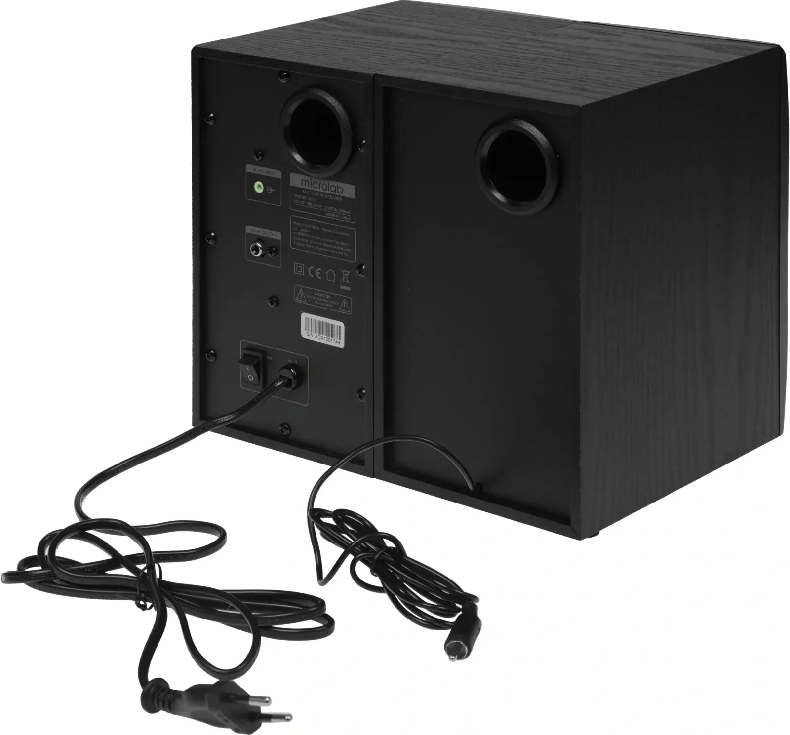 Колонки Microlab B70 2.0 черный 20Вт - фото 6