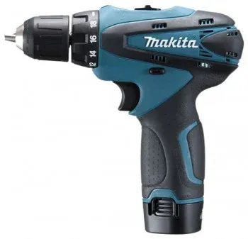 Шуруповерт Makita DF330DWE аккум. патрон:быстрозажимной кейс в комплекте - фото 2