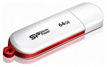 Флеш Диск Silicon Power 64Gb LuxMini 320 SP064GBUF2320V1W USB2.0 белый, 64 ГБ - фото 5