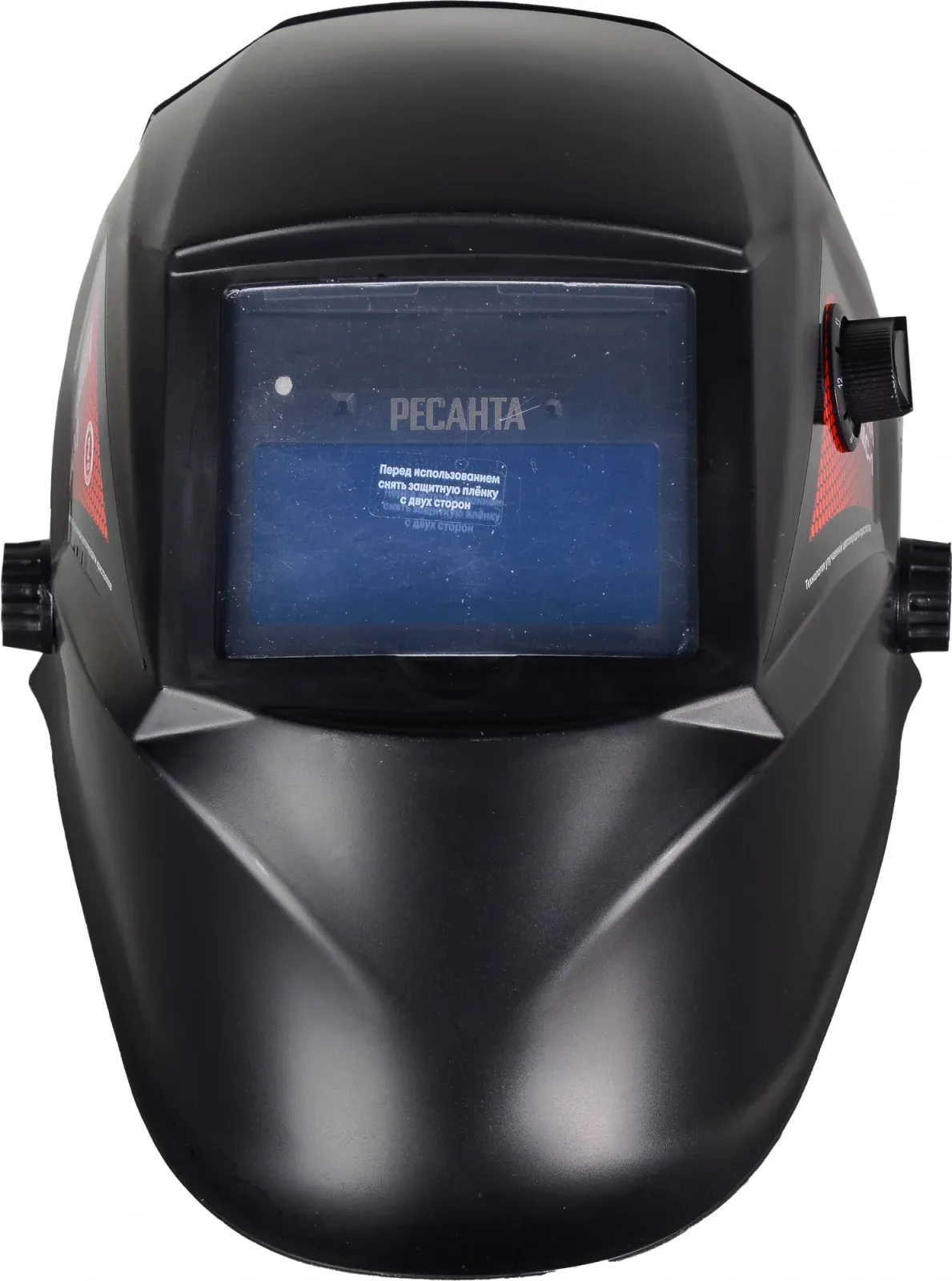 Маска сварщика Ресанта МС-1 филь.:хамел. кл.:1/1/1/2 см.экр.92x42мм черный 65/13 - фото 4