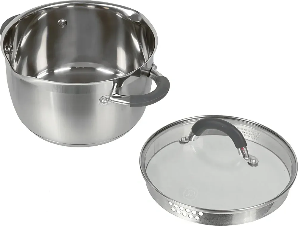 Кастрюля Rondell Flamme RDS-024 3.2л. d=20см с крышкой стальной, 3.2 л - фото 2