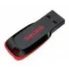 Флеш Диск Sandisk 64Gb Cruzer Blade SDCZ50-064G-B35 USB2.0 черный/красный, 64 ГБ - фото 3
