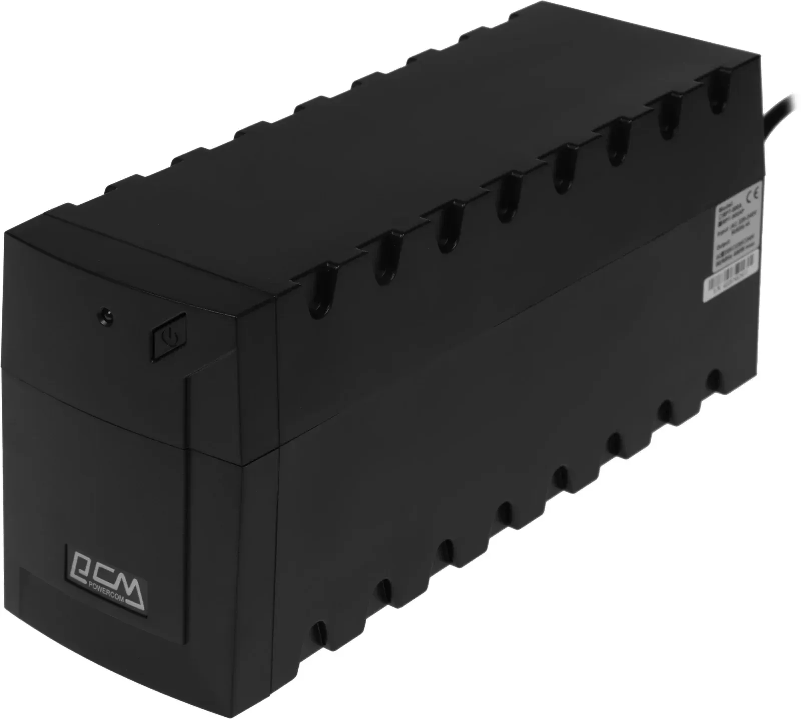 Источник бесперебойного питания Powercom Raptor RPT-800AP 480Вт 800ВА черный - фото 2