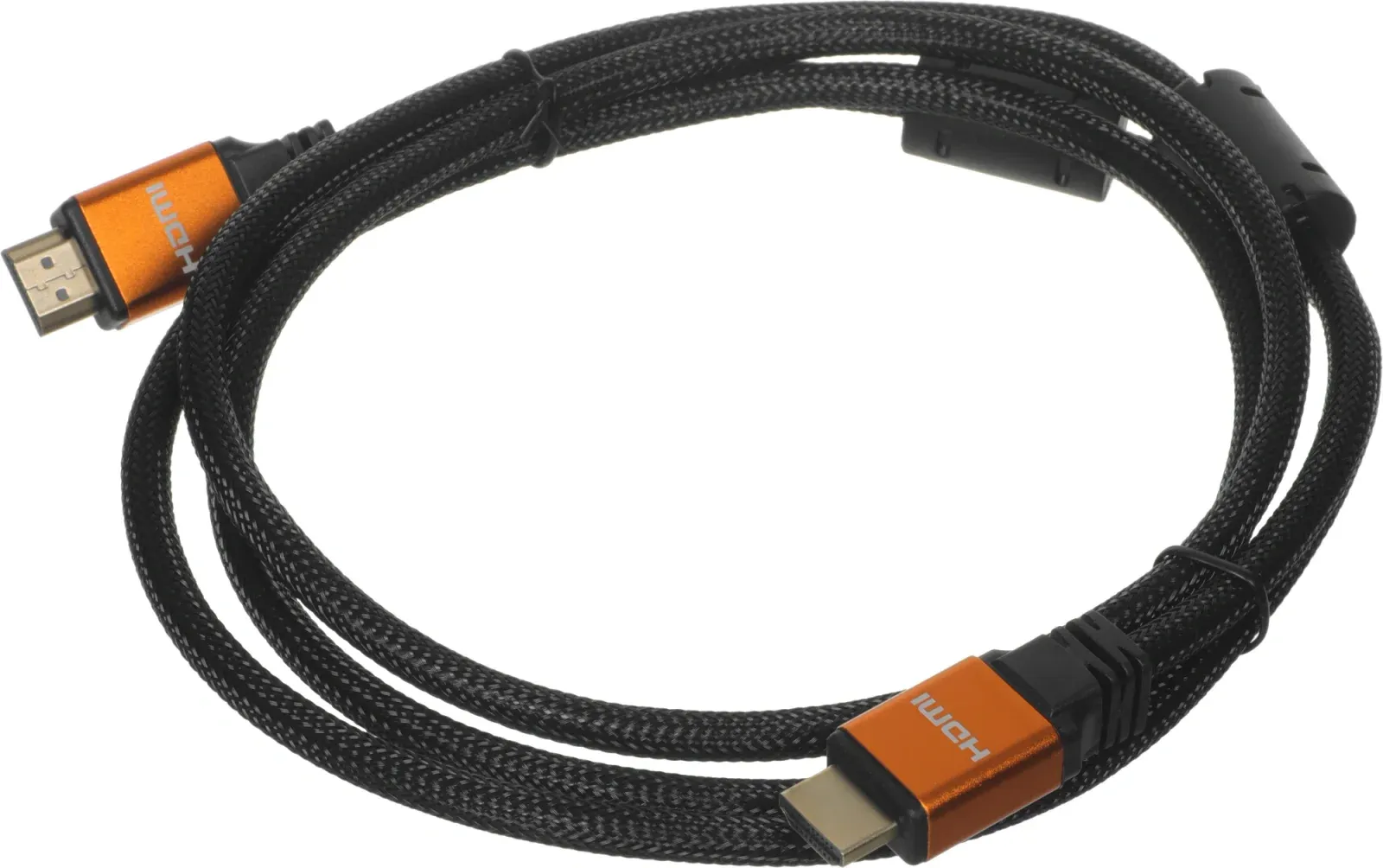 Кабель аудио-видео HDMI m/HDMI m 1.8м. феррит.кольца позолоч.конт. черный - фото 5