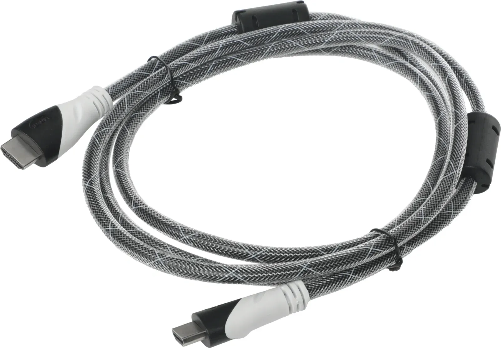 Кабель аудио-видео HDMI m/HDMI m 1.8м. феррит.кольца позолоч.конт. - фото 2