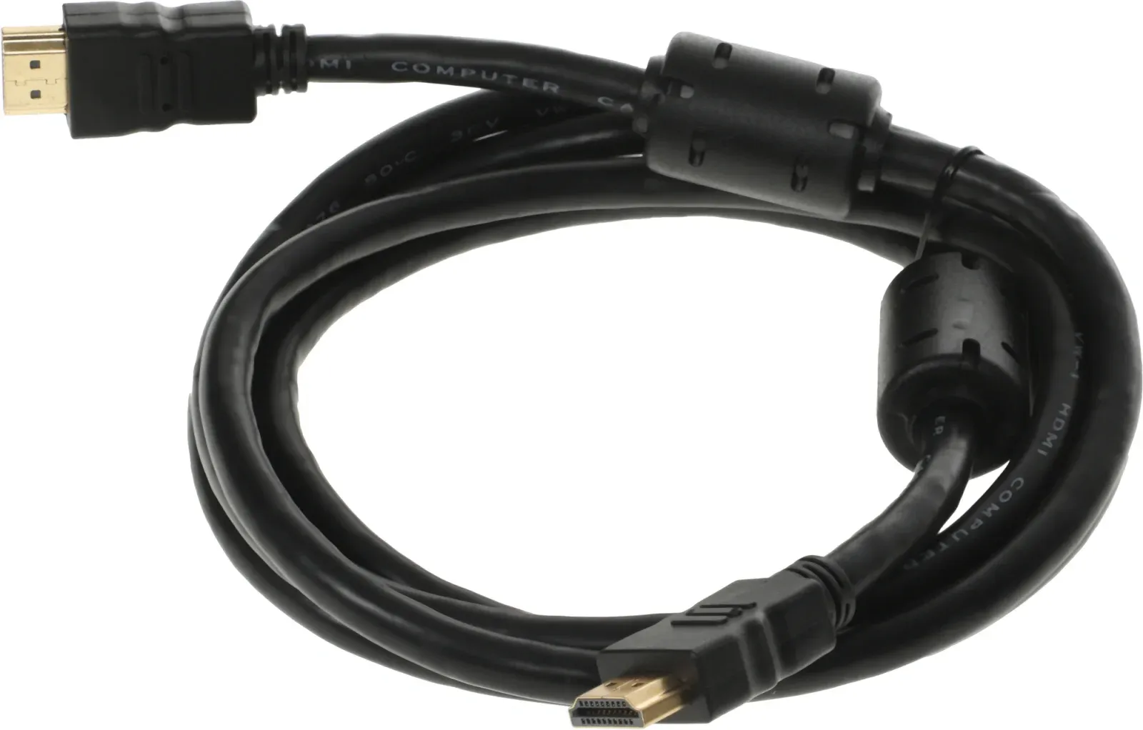 Кабель аудио-видео Buro HDMI 1.4 HDMI m/HDMI m 1.8м. феррит.кольца черный HDMI-19M/19M-1.8M-MG - фото 4