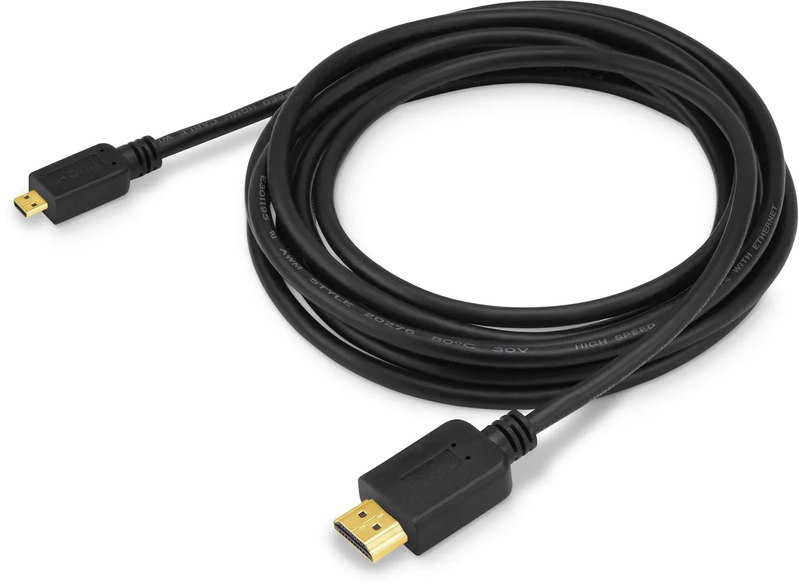 Кабель аудио-видео Buro HDMI 1.4 HDMI m/Micro HDMI m 5м. черный MICROHDMI-5M - фото 6