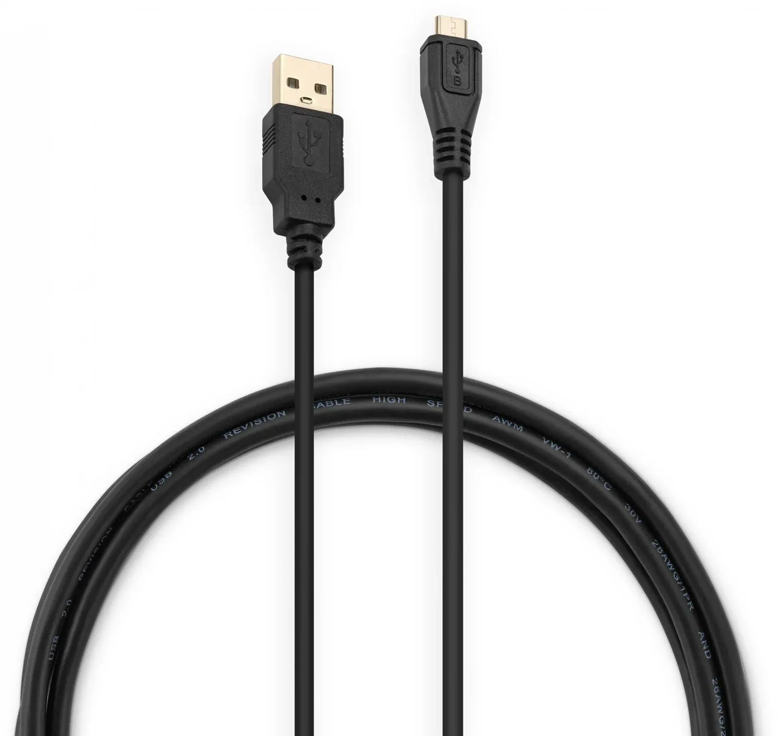 Кабель Buro MICROUSB2.0 USB m-micro USB m 1.5м черный - фото 4