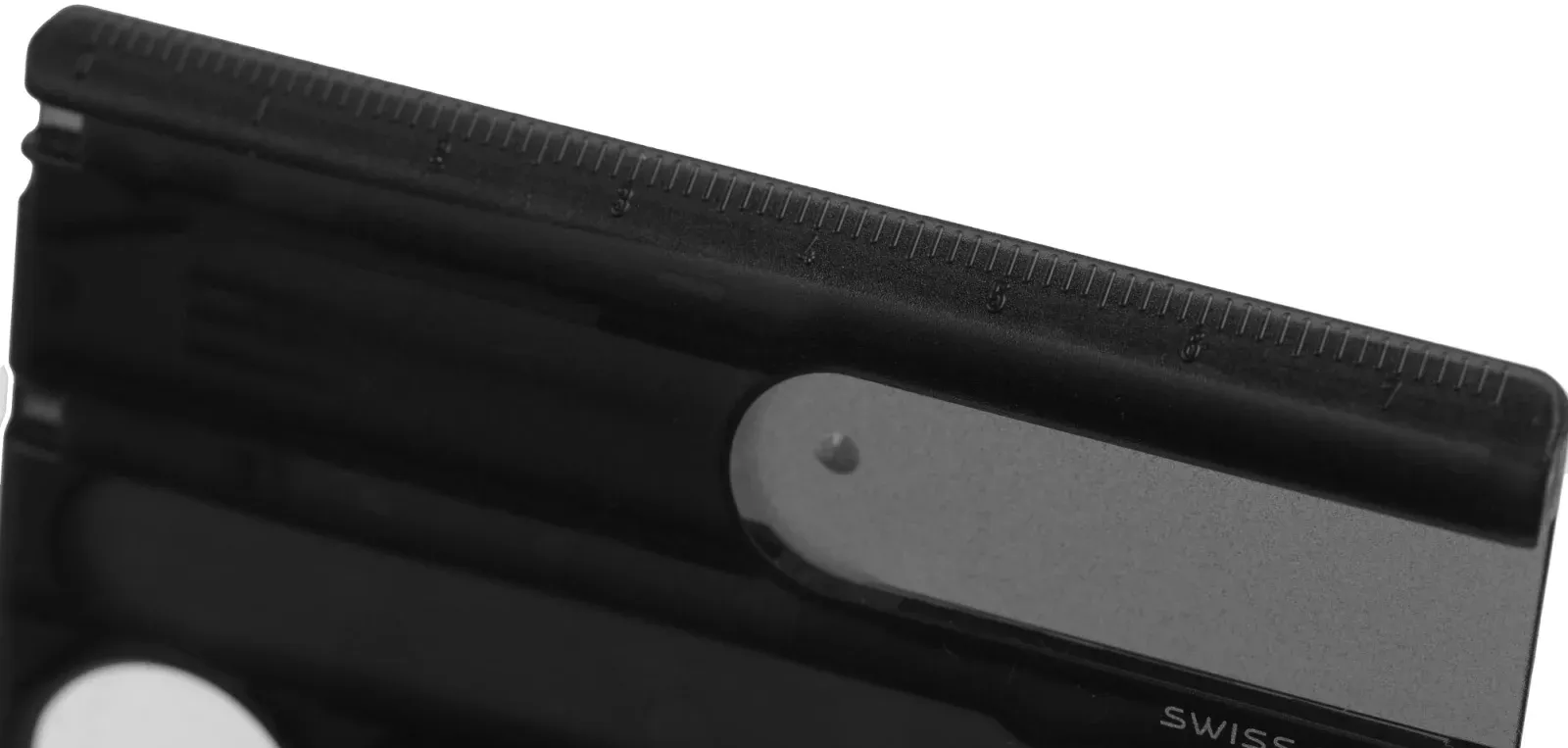 Швейцарские карты VICTORINOX SwissCard Lite черный полупрозрачный - фото 3
