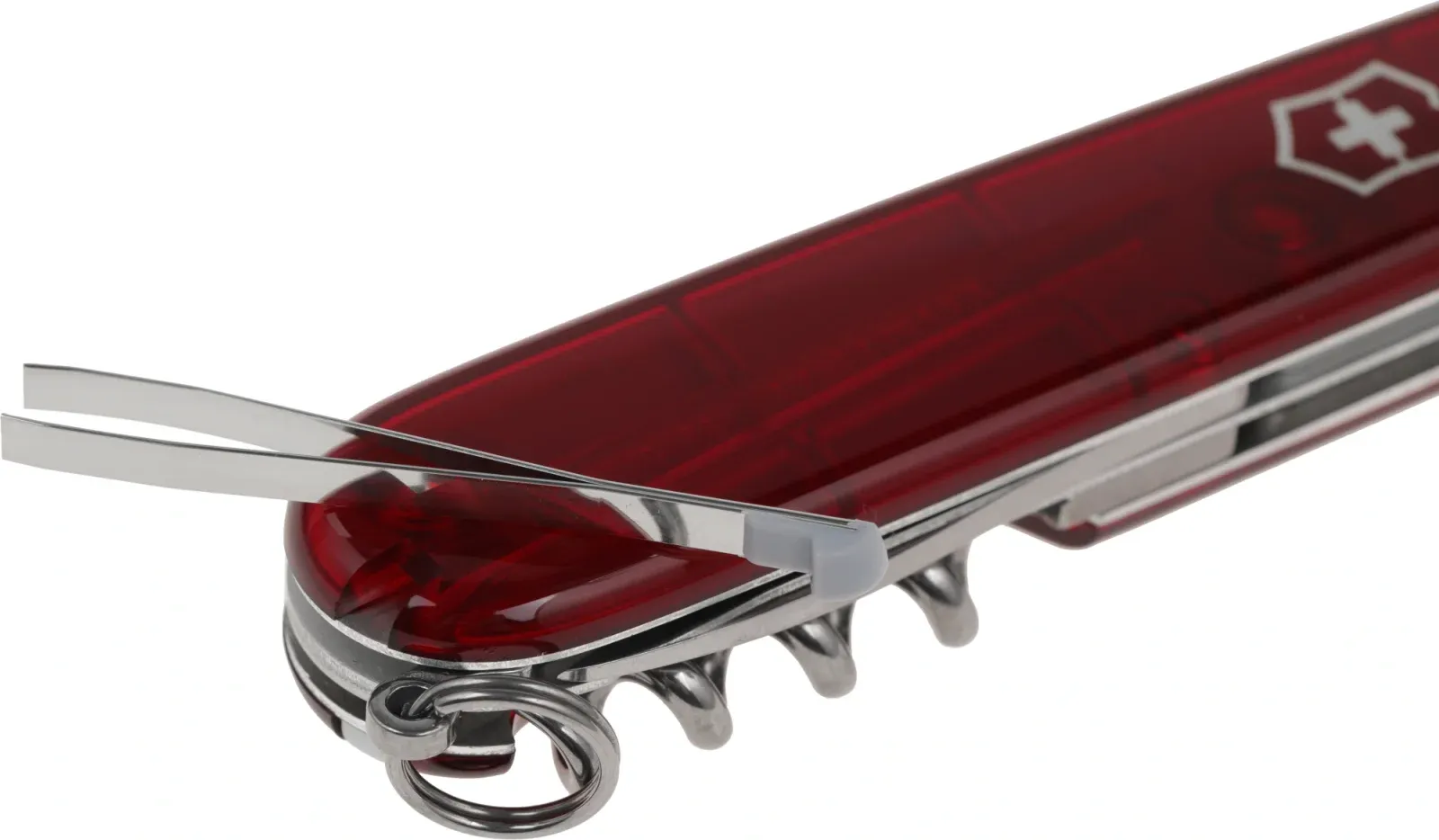 Ножи перочинные VICTORINOX Spartan красный полупрозрачный - фото 3