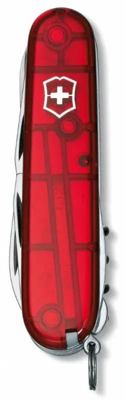 Ножи перочинные VICTORINOX Climber красный полупрозрачный - фото 2