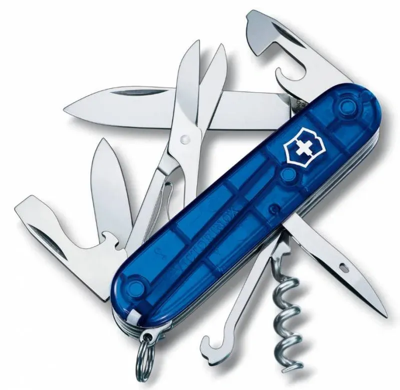 Ножи перочинные VICTORINOX Climber синий полупрозрачный - фото 1