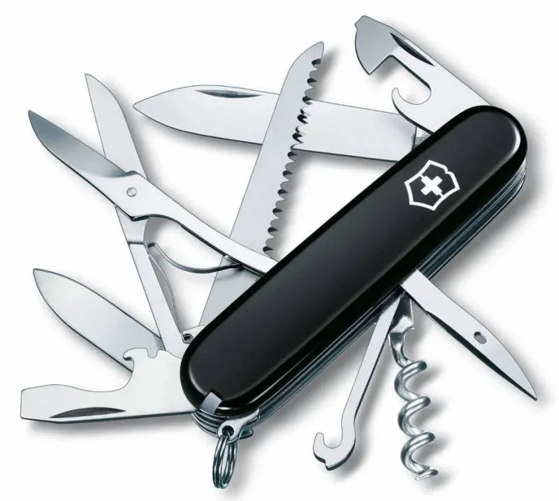 Ножи перочинные VICTORINOX Huntsman черный - фото 1