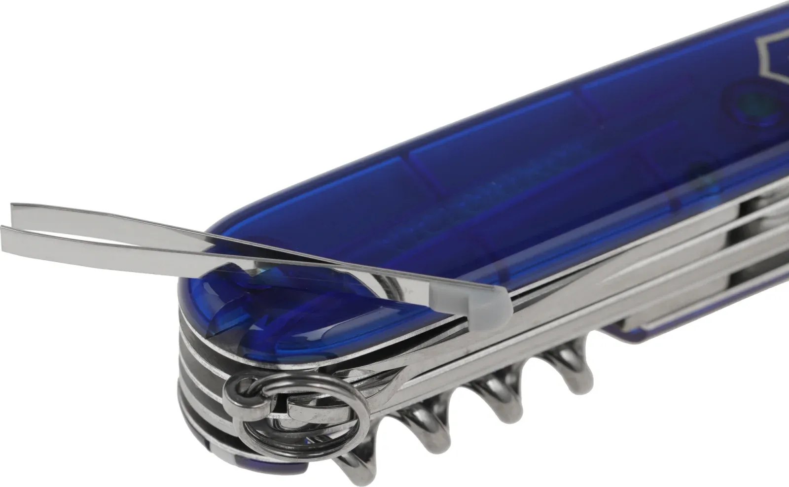 Ножи перочинные VICTORINOX Huntsman синий полупрозрачный - фото 4