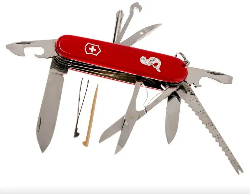 Ножи перочинные VICTORINOX Fisherman красный - фото 4