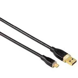 Кабель Hama 00078419 USB m-micro USB m 1.8м черный - фото 1
