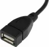 Кабель USB f-micro USB m 0.2м черный - фото 8