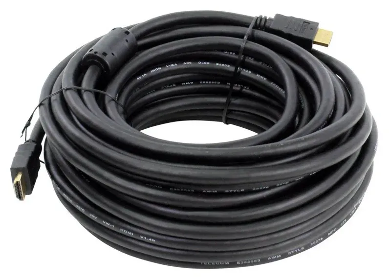 Кабель аудио-видео Ningbo HDMI m/HDMI m 15м. черный