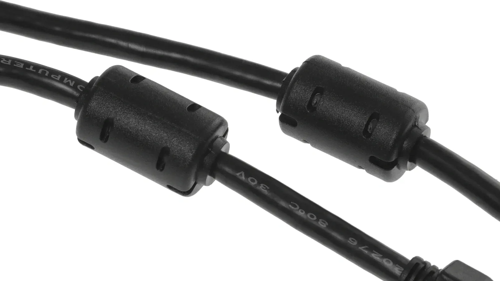 Кабель аудио-видео Ningbo HDMI-5M-MG HDMI m/HDMI m 5м. феррит.кольца позолоч.конт. черный - фото 3