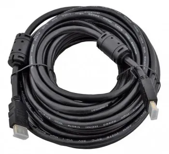 Кабель аудио-видео Ningbo HDMI m/HDMI m 10м. феррит.кольца позолоч.конт. черный HDMI-V1.4-10-NY-BR - фото 2