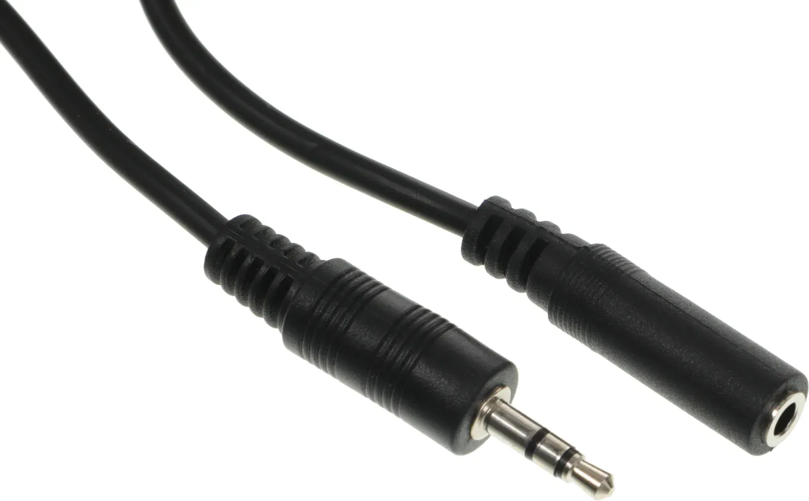 Кабель аудио Ningbo JAAC003-1 Jack 3.5 m/Jack 3.5 f 1м. черный - фото 3