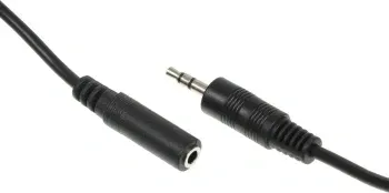Кабель аудио Ningbo JAAC003-1 Jack 3.5 m/Jack 3.5 f 1м. черный - фото 6