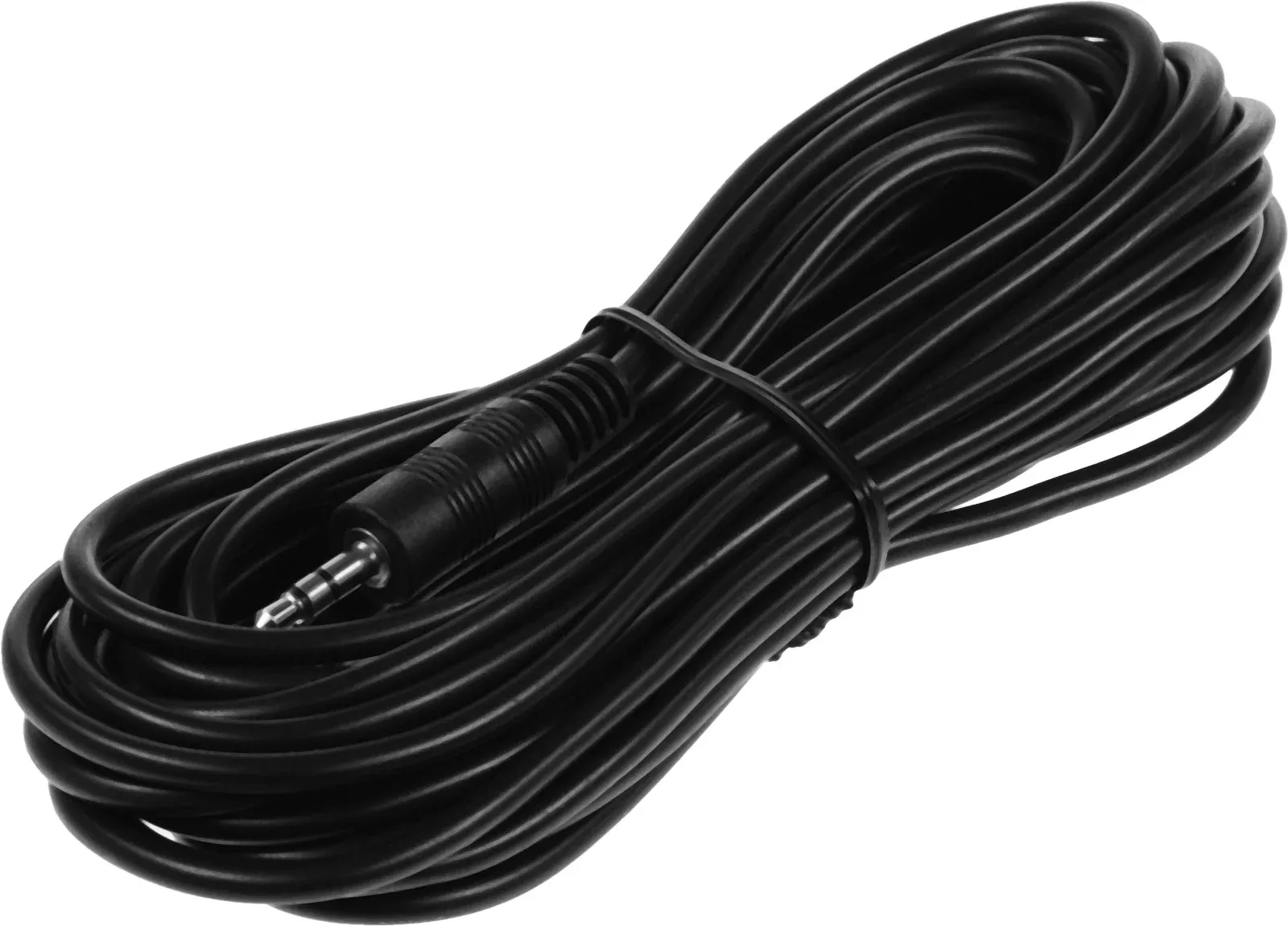 Кабель аудио Ningbo JAAC003-5 Jack 3.5 m/Jack 3.5 f 5м. черный - фото 2