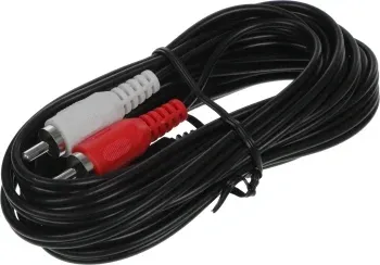Кабель аудио Ningbo JAAC010-3 2хRCA m/Jack 3.5 m 3м. черный - фото 5